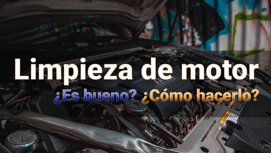 limpiar motor del coche
