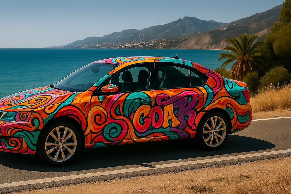 coche con color personalizado